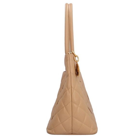 Chanel Reprint Caviar Skin Tote Bag Beige - Picture 4 of 7